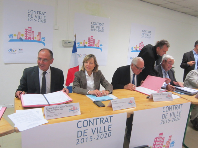 Manosque a signé son contrat de ville Manosque a signé son contrat de ville