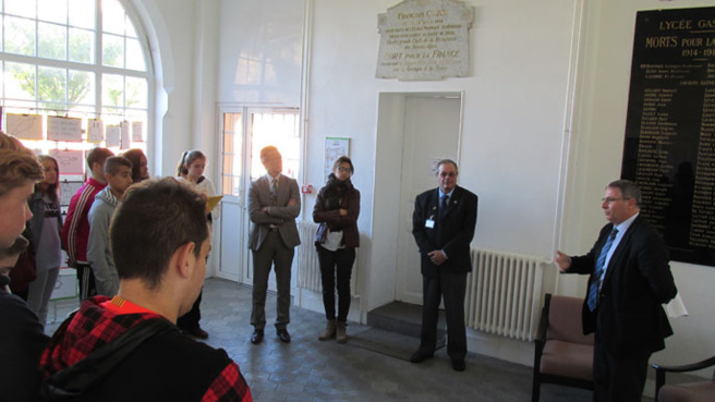 Des collégiens dignois se préparent à la commémoration du 11 novembre Des collégiens dignois se préparent à la commémoration du 11 novembre