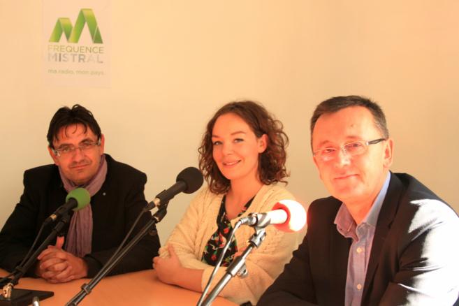 Jean-Luc Icard, Camille Garcia et Vincent David. Jean-Luc Icard, Camille Garcia et Vincent David.