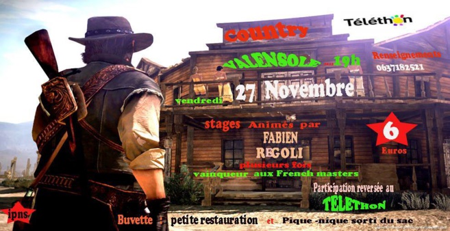 Cow-girls and cow-boys venez danser la country ce soir à Valensole Cow-girls and cow-boys venez danser la country ce soir à Valensole