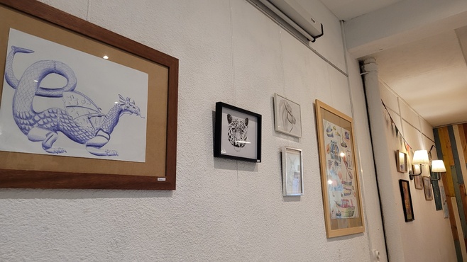 Vernissage au café des familles Vernissage au café des familles