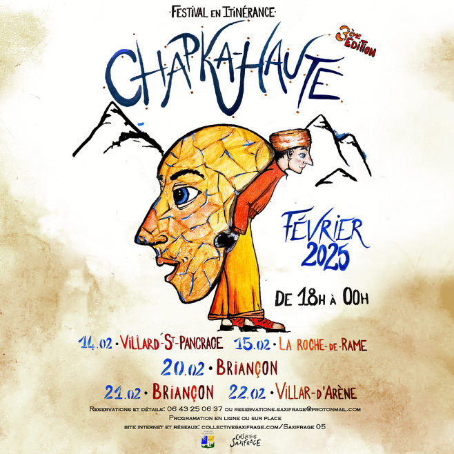En février, découvrez la 3ème édition du festival Chapka Haute ! En février, découvrez la 3ème édition du festival Chapka Haute !