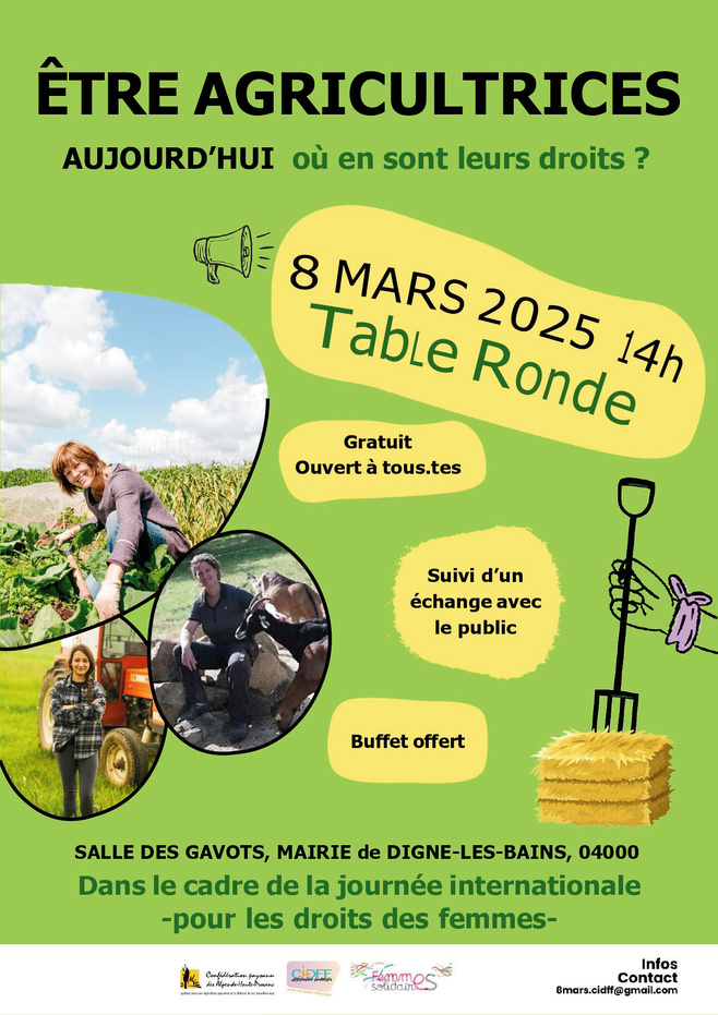 Le CIDFF et Femmes Solidaires vous donnent plusieurs Rendez-vous en mars 2025 Le CIDFF et Femmes Solidaires vous donnent plusieurs Rendez-vous en mars 2025