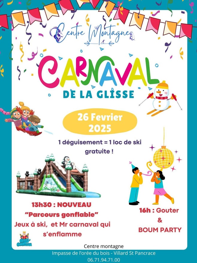 Le 26 février, c'était le Carnaval de la Glisse à Villard-Saint-Pancrace Le 26 février, c'était le Carnaval de la Glisse à Villard-Saint-Pancrace