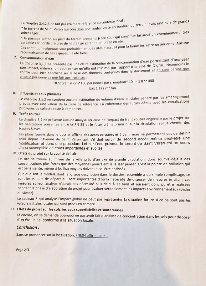 Un projet d'installation d'un crématorium sur le stade Robert Gage à Digne les bains ? Un projet d'installation d'un crématorium sur le stade Robert Gage à Digne les bains ?