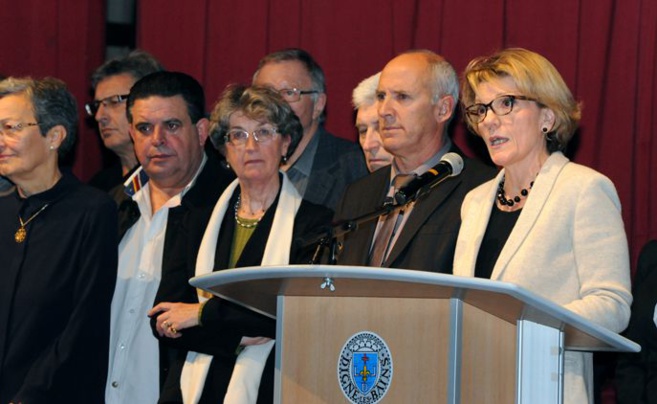 Patricia Granet a présenté ses vœux aux Dignois. Patricia Granet a présenté ses vœux aux Dignois.