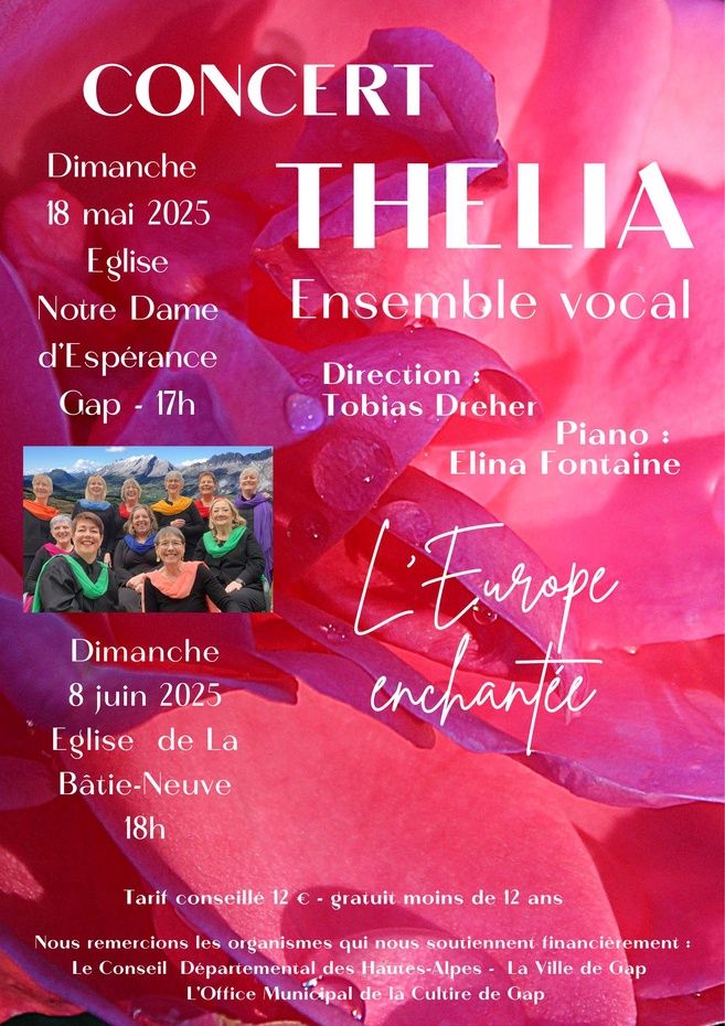 L'ensemble vocal Thelia en concert dans les Hautes Alpes L'ensemble vocal Thelia en concert dans les Hautes Alpes
