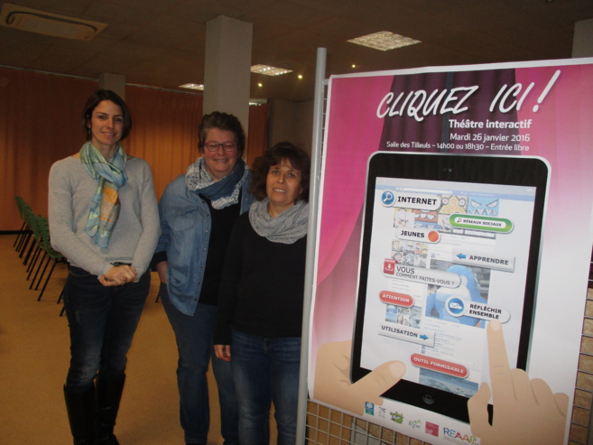 "Cliquez ici" : du théâtre pour réfléchir aux dangers d'internet "Cliquez ici" : du théâtre pour réfléchir aux dangers d'internet