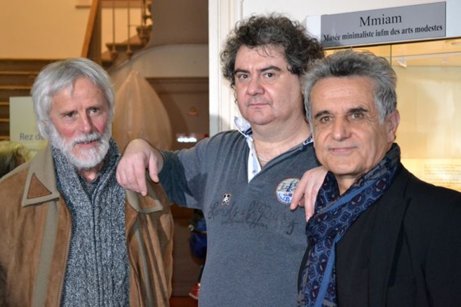 De gauche à droite Pierre Laroche - Christophe Domenge et Patrice Saunier De gauche à droite Pierre Laroche - Christophe Domenge et Patrice Saunier