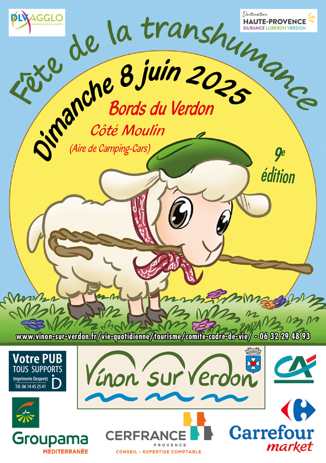 9ème Fête de la transhumance à Vinon-sur-verdon le 08 juin 9ème Fête de la transhumance à Vinon-sur-verdon le 08 juin