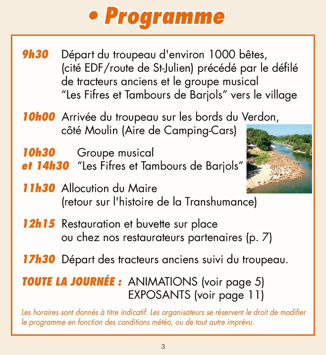 9ème Fête de la transhumance à Vinon-sur-verdon le 08 juin 9ème Fête de la transhumance à Vinon-sur-verdon le 08 juin