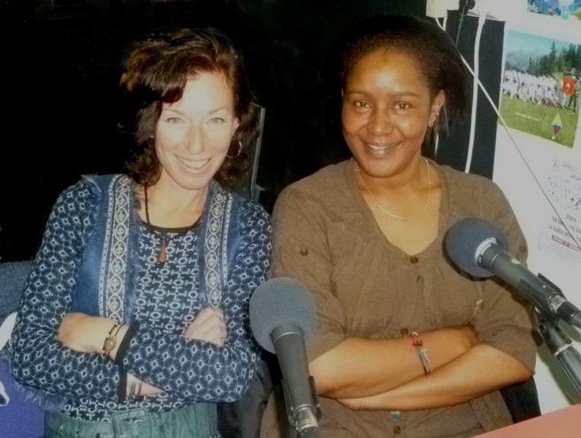 Susannah Wright (animatrice Fréquence Mistral) et Hiba Eisa Susannah Wright (animatrice Fréquence Mistral) et Hiba Eisa