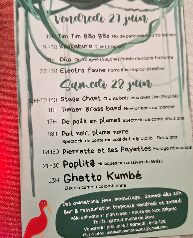 3ème édition du Festival de contes et musiques du monde BELEZA à Digne les Bains 3ème édition du Festival de contes et musiques du monde BELEZA à Digne les Bains