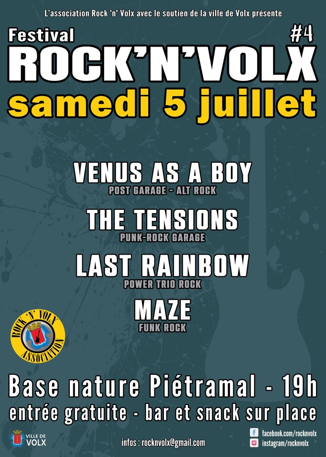 Rock 'n' Volx - La quatrième édition du festival rock Rock 'n' Volx - La quatrième édition du festival rock