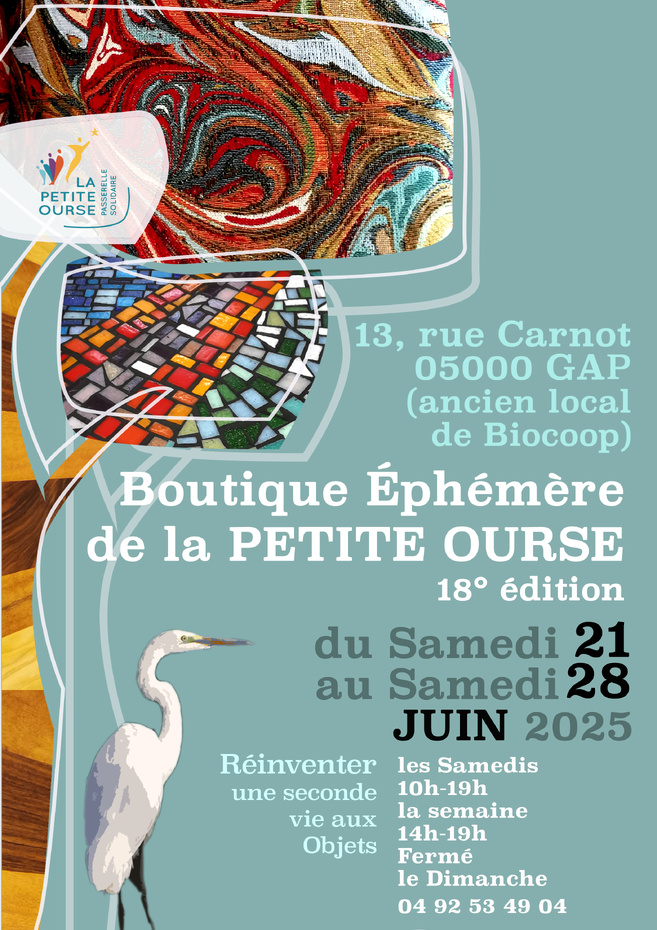 Loco du Bio EP#10 - la Petite Ourse aura une boutique éphémère rue Carnot, à Gap Loco du Bio EP#10 - la Petite Ourse aura une boutique éphémère rue Carnot, à Gap