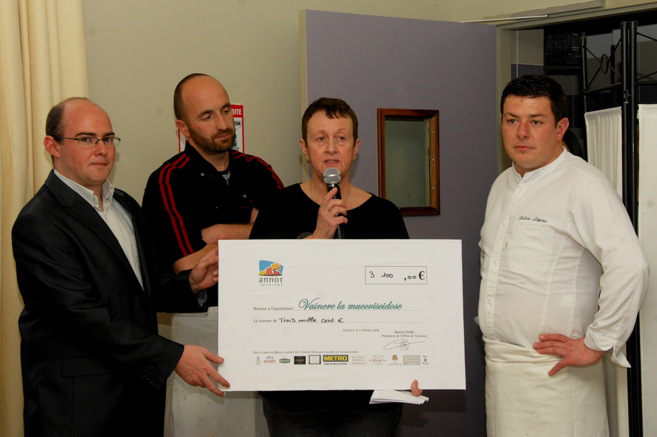 Un repas pour vaincre la mucoviscidose à Annot avec le chef Julien Lepine Un repas pour vaincre la mucoviscidose à Annot avec le chef Julien Lepine