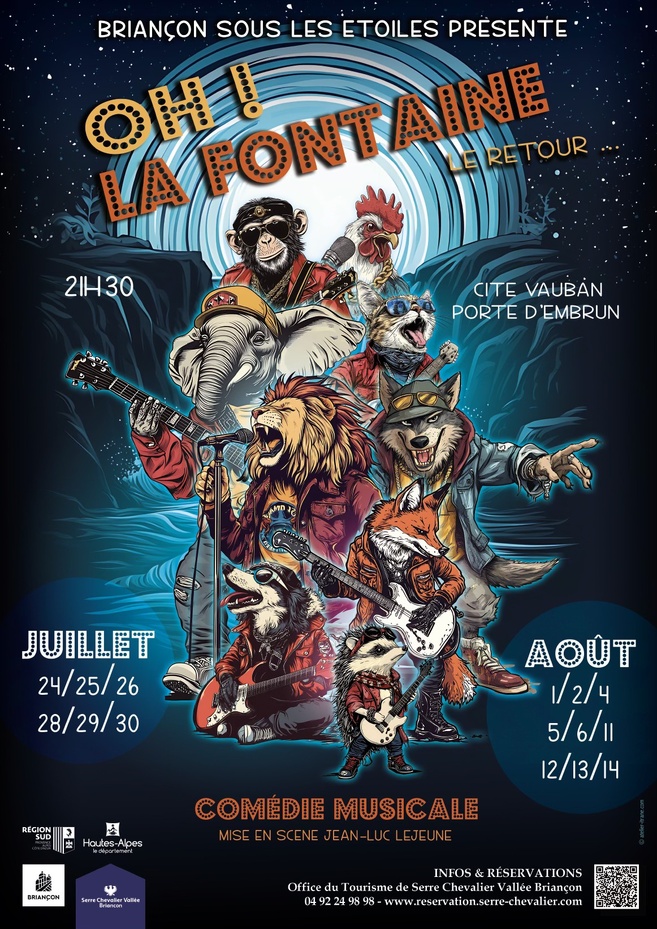 Oh ! La Fontaine, la nouvelle comédie musicale à découvrir cet été Oh ! La Fontaine, la nouvelle comédie musicale à découvrir cet été