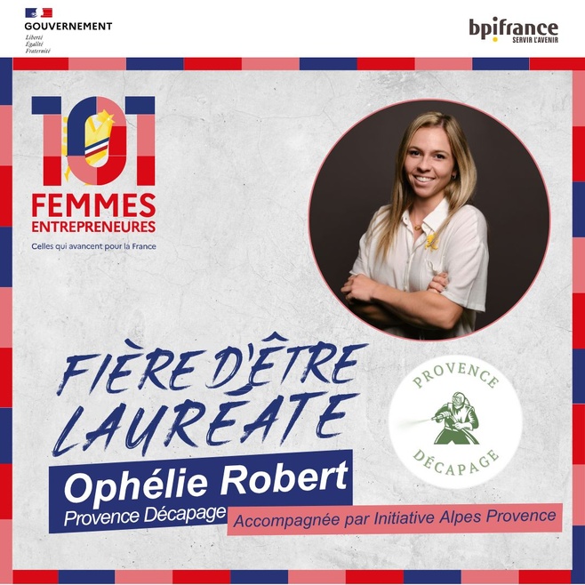 Ophélie Robert, lauréate "101 Femmes Entrepreneures 2025" Ophélie Robert, lauréate "101 Femmes Entrepreneures 2025"