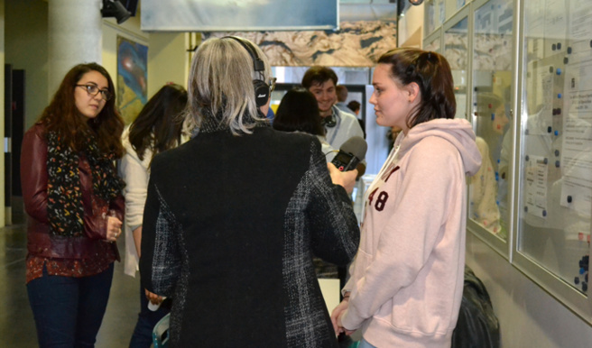 Ses futurs étudiants en visite à l’IUT de Digne-les-bains Ses futurs étudiants en visite à l’IUT de Digne-les-bains
