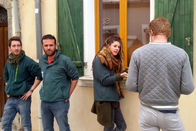 Des militants de Greenpeace sillonnent les Alpes du Sud ! Des militants de Greenpeace sillonnent les Alpes du Sud !