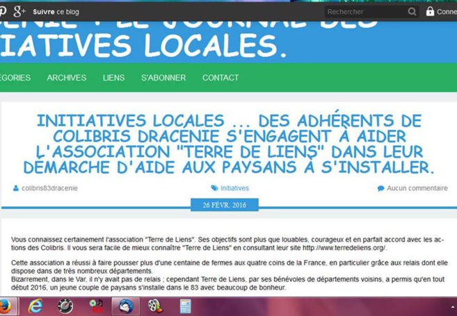 En Dracénie, les Colibris 83 valorisent les initiatives locales citoyennes En Dracénie, les Colibris 83 valorisent les initiatives locales citoyennes
