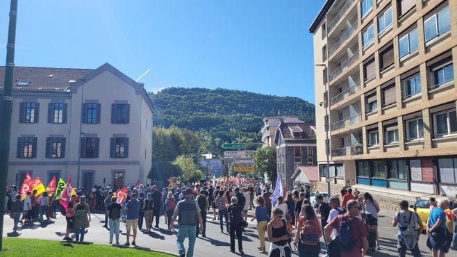 Le 18 septembre, entre 1 000 et 2 000 manifestants à Gap