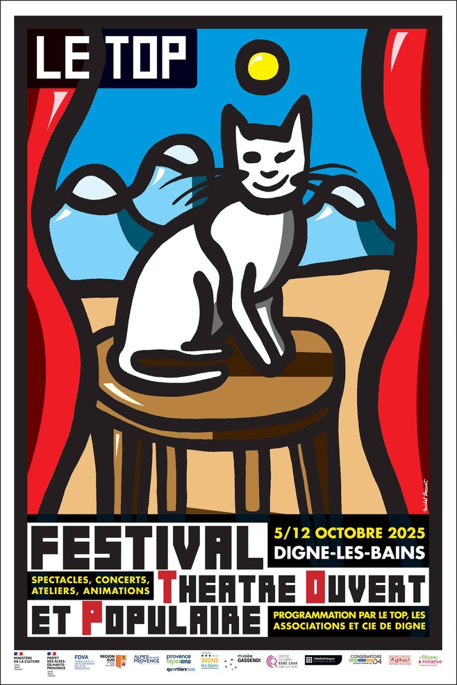1er Festival Théâtre Ouvert et Populaire organisé par le TOP à Digne les bains du 5 au 12 octobre 2025 1er Festival Théâtre Ouvert et Populaire organisé par le TOP à Digne les bains du 5 au 12 octobre 2025