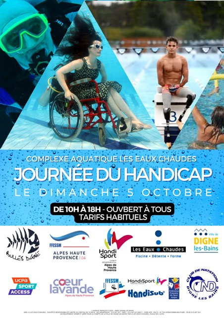 A Digne les Bains, une journée pour le handicap à la piscine des eaux chaudes !