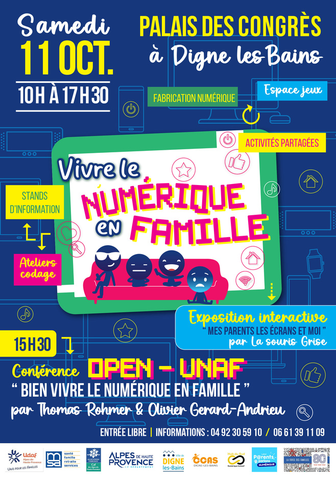 Une journée gratuite et ouverte à tous pour bien vivre le numérique à Digne les Bains !