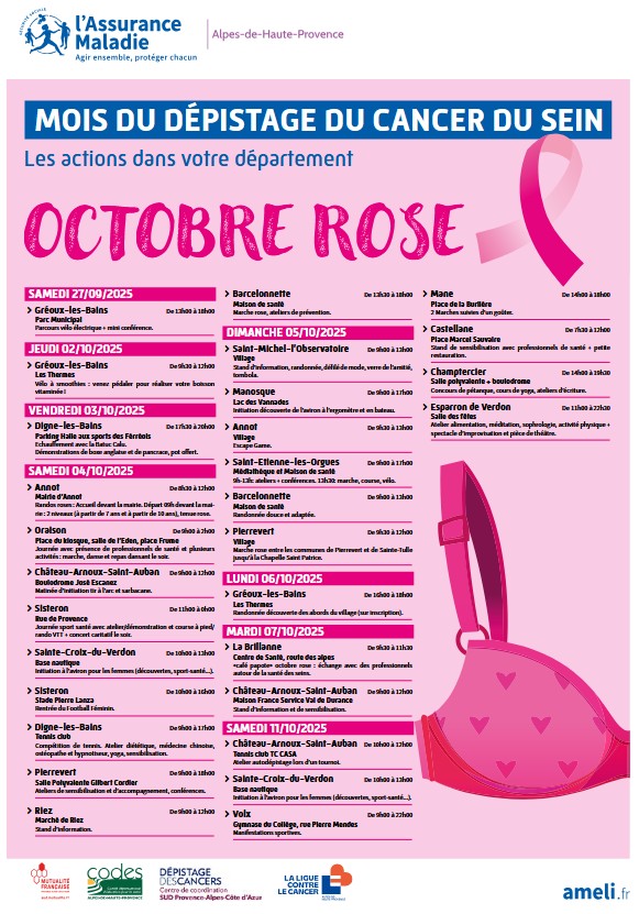 "La région PACA a bien besoin que tout le monde se mobilise" - Le dépistage organisé pour Octobre Rose "La région PACA a bien besoin que tout le monde se mobilise" - Le dépistage organisé pour Octobre Rose
