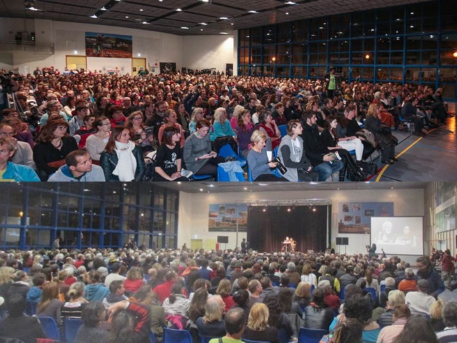 A Draguignan, une déferlante de 1100 participants venus écouter Paul Watson co-fondateur emblématique de Greenpeace et Président de Sea Shepherd A Draguignan, une déferlante de 1100 participants venus écouter Paul Watson co-fondateur emblématique de Greenpeace et Président de Sea Shepherd