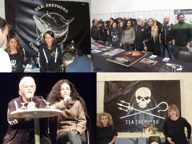 A Draguignan, une déferlante de 1100 participants venus écouter Paul Watson co-fondateur emblématique de Greenpeace et Président de Sea Shepherd A Draguignan, une déferlante de 1100 participants venus écouter Paul Watson co-fondateur emblématique de Greenpeace et Président de Sea Shepherd