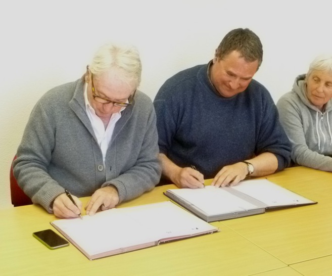 Gérard Fromm et Daniel Gilbert Gérard Fromm et Daniel Gilbert