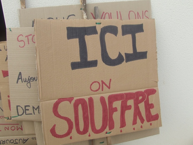 Un mouvement de grève inattendu à Porte Accueil. Un mouvement de grève inattendu à Porte Accueil.