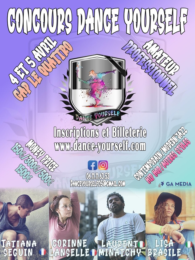 Un grand concours de danse se tiendra à Gap en Avril 2026