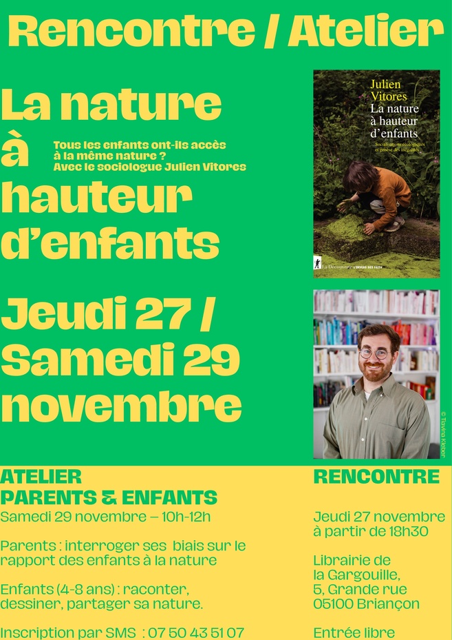 Rencontre avec Julien Vitores : La nature à hauteur d'enfants Rencontre avec Julien Vitores : La nature à hauteur d'enfants