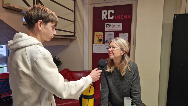 Gaspard interviewe Caroline Collomb Gaspard interviewe Caroline Collomb