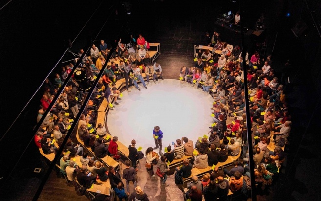 C'est pas parce qu'on a rien à dire qu'il faut fermer sa gueule, au Théatre Durance