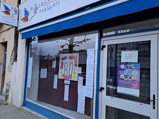 La devanture de la boutique