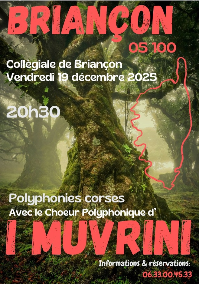 « I Muvrini », choeur de polyphonie corse arrive à Briançon, Dans le mag "A la bonne heure !" - 16/12/2025 « I Muvrini », choeur de polyphonie corse arrive à Briançon, Dans le mag "A la bonne heure !" - 16/12/2025