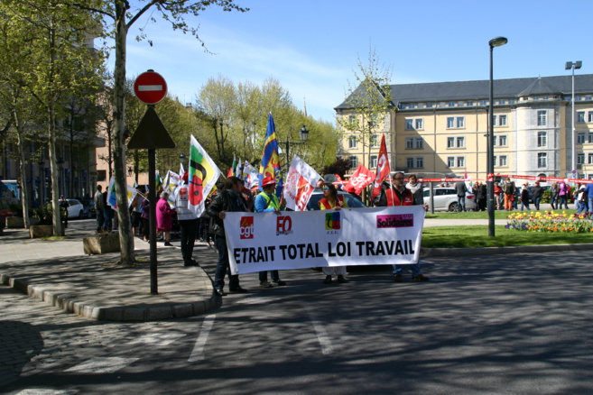 A Gap, la manifestation contre la loi travail a fait du bruit A Gap, la manifestation contre la loi travail a fait du bruit