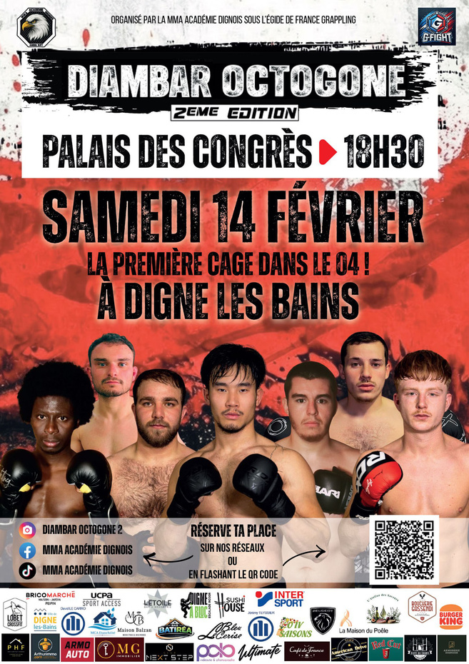 Le club MMA Académie dignois organise une journée événement le 14 février au Palais des Congrès