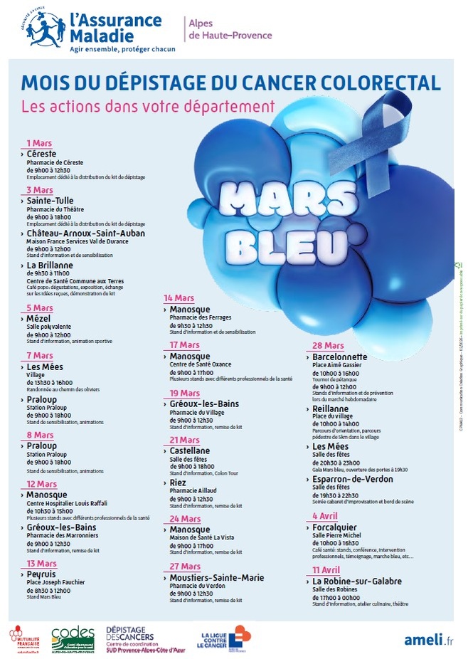 Mars Bleu 2026 - Lever les freins et les tabous autour du cancer colorectal Mars Bleu 2026 - Lever les freins et les tabous autour du cancer colorectal