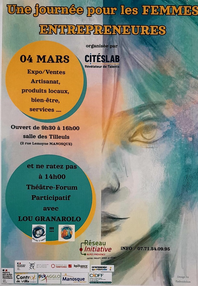  #02 Cités Lab - Reseau initiative Alpes provence : Une journée pour les femmes entrepreneures