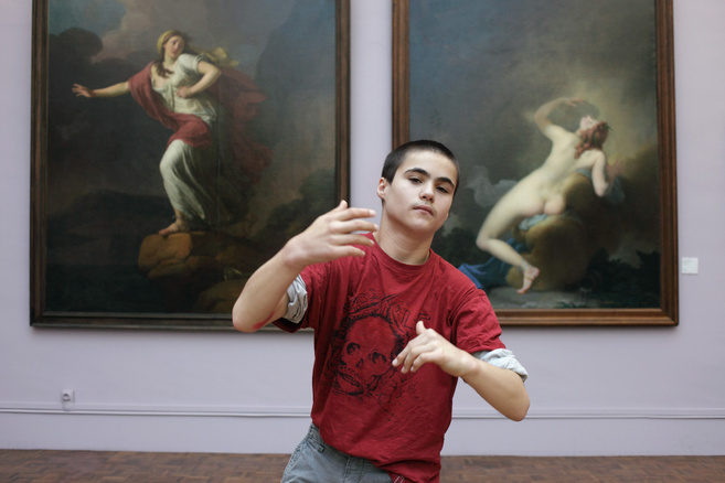 L'un des portraits effectués par Denis Darzacq L'un des portraits effectués par Denis Darzacq