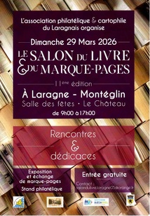 La 11e édition du salon du livre et du marque page c'est ce week-end ! La 11e édition du salon du livre et du marque page c'est ce week-end !