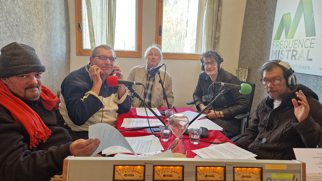 Linda - Faust - Sylvain - Charly et Thierry