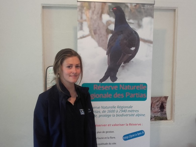 Lisa Wirtz, volontaire à la LPO de Briançon Lisa Wirtz, volontaire à la LPO de Briançon