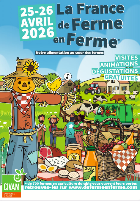 Les 25 et 26 avril 2026 - 12ème édition "De ferme en ferme" dans les Alpes-de-Haute-Provence