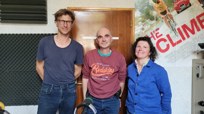 De gauche à droite : Jean Bush, Raymond Drusian, Camille Danel